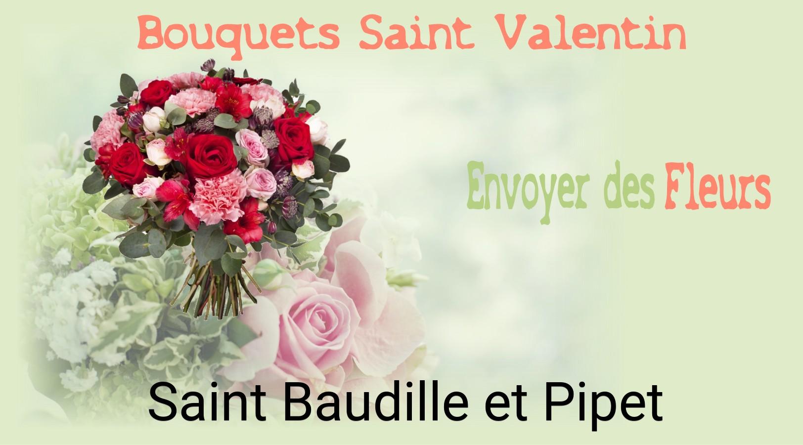 Roses de Saint-Valentin livrées à Saint-Baudille-et-Pipet